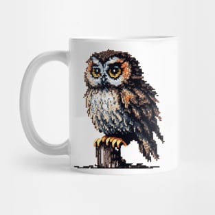 Owls are beautiful - Pixel art Mug